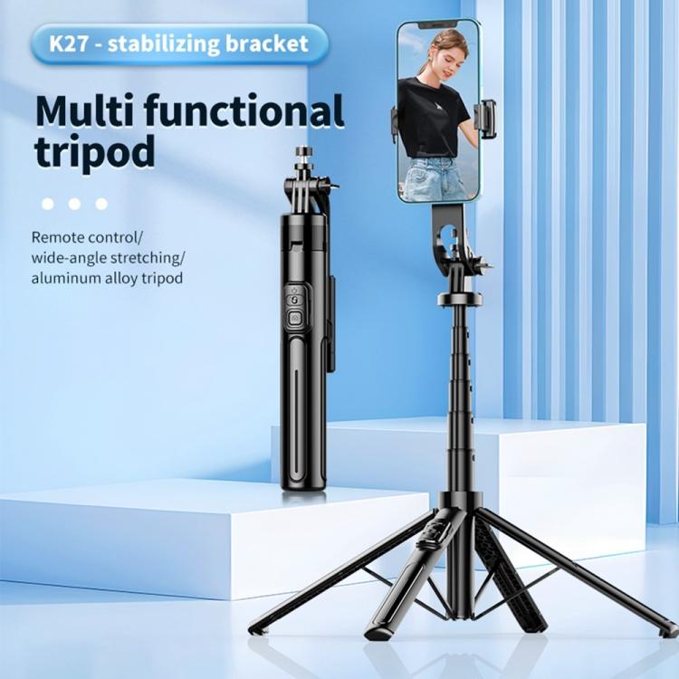 Selfie stick 4 gambe Bluetooth estensibile per smartphone