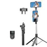 Treppiede estensibile 1,9 m con doppia clip smartphone