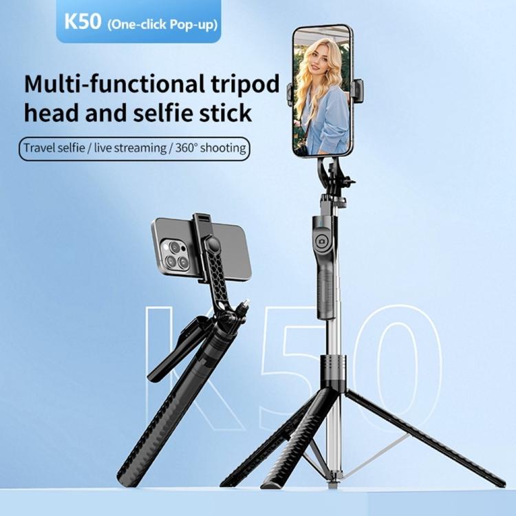 Treppiede estensibile 1,9 m con doppia clip smartphone