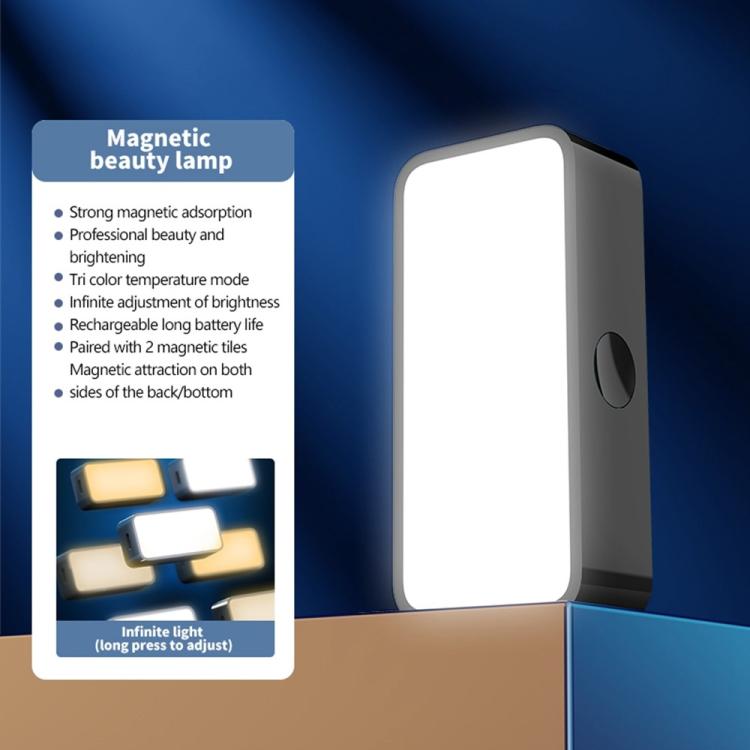 Luce LED portatile magnetica per smartphone A8