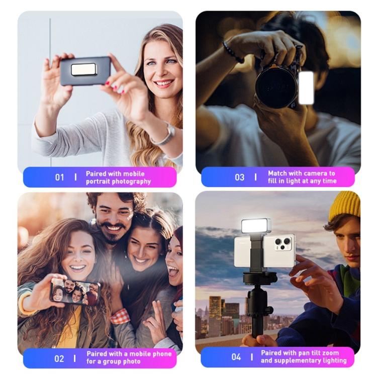 Luce LED portatile magnetica per smartphone A8