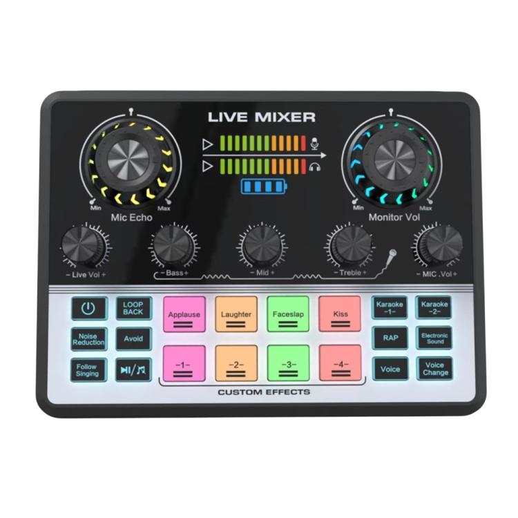 Scheda audio mixer V9 con doppio chip DSP e riduzione rumore