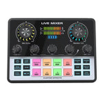 Scheda audio mixer V9 con doppio chip DSP e riduzione rumore