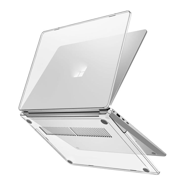 ENKAY Hat-Prince Crystal Protective Case Cover Clear Hard Shell, For Microsoft Surface Laptop 13 (2095), For Microsoft Surface Laptop 5/4/3 (1873/1953/1979), For Microsoft Surface Laptop 7 13.8 (2036), For Microsoft Surface Laptop 15 (2037)
