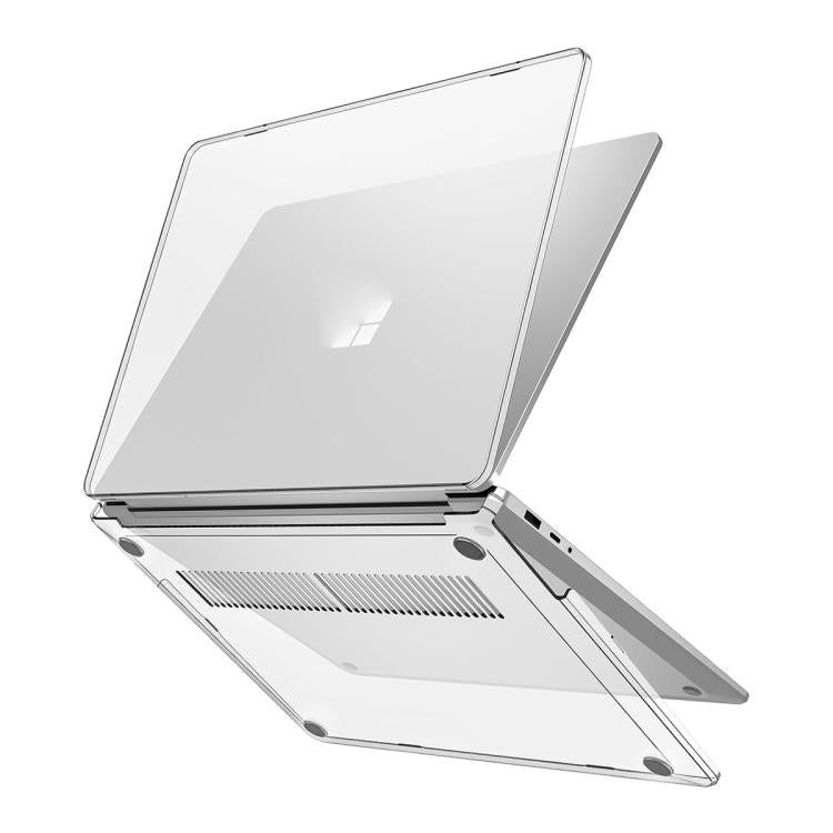 ENKAY Hat-Prince Crystal Protective Case Cover Clear Hard Shell, For Microsoft Surface Laptop 13 (2095), For Microsoft Surface Laptop 5/4/3 (1873/1953/1979), For Microsoft Surface Laptop 7 13.8 (2036), For Microsoft Surface Laptop 15 (2037)