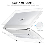 ENKAY Hat-Prince Crystal Protective Case Cover Clear Hard Shell, For Microsoft Surface Laptop 13 (2095), For Microsoft Surface Laptop 5/4/3 (1873/1953/1979), For Microsoft Surface Laptop 7 13.8 (2036), For Microsoft Surface Laptop 15 (2037)