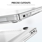 ENKAY Hat-Prince Crystal Protective Case Cover Clear Hard Shell, For Microsoft Surface Laptop 13 (2095), For Microsoft Surface Laptop 5/4/3 (1873/1953/1979), For Microsoft Surface Laptop 7 13.8 (2036), For Microsoft Surface Laptop 15 (2037)