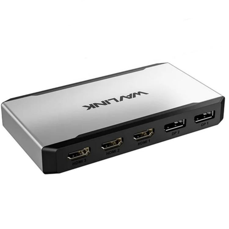 WAVLINK UG7701 Support 4K 60Hz 100W PD Hub Adapter USB-C to HD / Display Port Docking Station, UG7701