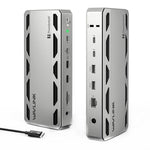 WAVLINK UTD58 12 in 1 120Gbps 140W Thunderbolt 5 Docking Station, US Plug, EU Plug, UK Plug, AU Plug