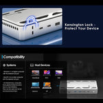 WAVLINK UTD58 12 in 1 120Gbps 140W Thunderbolt 5 Docking Station, US Plug, EU Plug, UK Plug, AU Plug