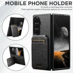 Custodia per telefono Suteni H02 in pelle con portafoglio e supporto., For Galaxy Z Fold8 Ultra, For Galaxy Z Fold7, For Galaxy Z Fold6, For Galaxy Z Fold5