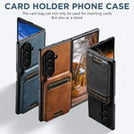 Custodia per telefono Suteni H02 in pelle con portafoglio e supporto., For Galaxy Z Fold8 Ultra, For Galaxy Z Fold7, For Galaxy Z Fold6, For Galaxy Z Fold5