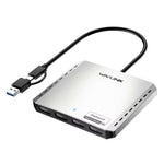 WAVLINK UG7501D 85W Upstream Charging 4 DP Converter 4K / 8K Display Adapter, UG7501D