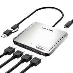 WAVLINK UG7501H 85W Upstream Charging 4 HD Converter 4K Display Adapter, UG7501H