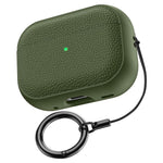 Cover per auricolari in TPU con texture a litchi e fibbia, For AirPods Pro 3, For AirPods Pro 2