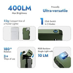 Mini torcia portatile magnetica ricaricabile EDC