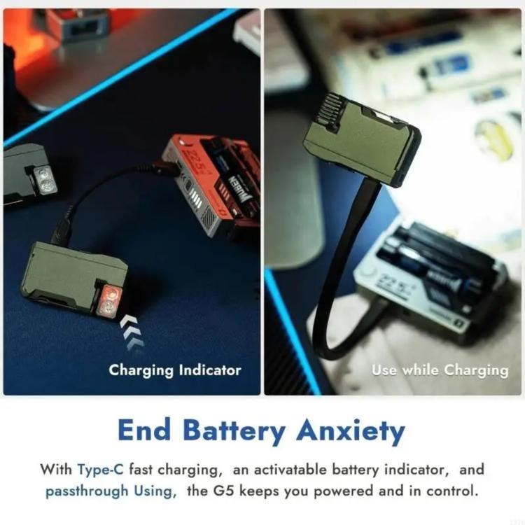 Mini torcia portatile magnetica ricaricabile EDC