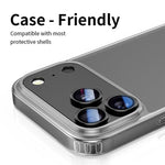 Pellicola protettiva per lente Kalebol Armor con anello metallico a copertura totale, For iPhone Air