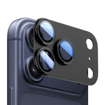 Pellicola protettiva per lente Kalebol Armor con anello metallico a copertura totale, For iPhone 17 Pro Max, For iPhone 17 Pro