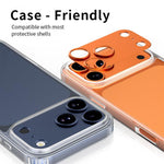 Anello di protezione per lente cava convessa in metallo Kalebol, For iPhone 17 Pro Max, For iPhone 17 Pro