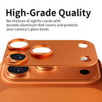 Anello di protezione per lente cava convessa in metallo Kalebol, For iPhone 17 Pro Max, For iPhone 17 Pro