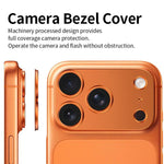 Anello di protezione per lente cava convessa in metallo Kalebol, For iPhone 17 Pro Max, For iPhone 17 Pro