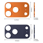 Anello di protezione per lente cava convessa in metallo Kalebol, For iPhone 17 Pro Max, For iPhone 17 Pro