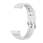 Cinturino in silicone tinta unita con fibbia a molla a sgancio rapido color argento e perno a molla., For Huawei Watch GT 6 41mm