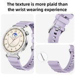 Cinturino in silicone tinta unita con fibbia a molla a sgancio rapido color argento e perno a molla., For Huawei Watch GT 6 41mm