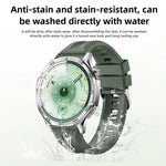 Cinturino per orologio in silicone con fibbia argentata a sgancio rapido., For Huawei Watch GT 6 46mm