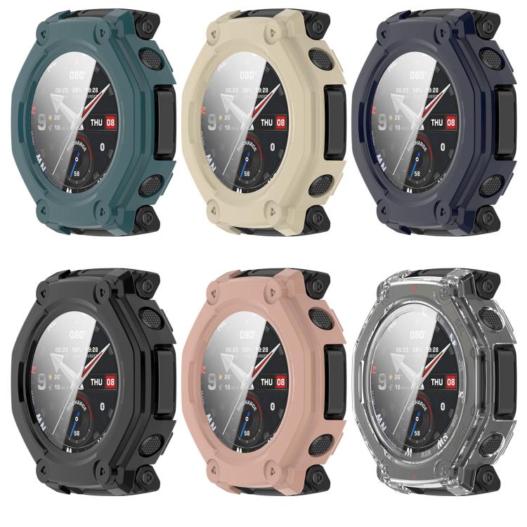 Pellicola temperata integrata per PC e custodia protettiva per orologio, For Amazfit T-Rex 3 Pro 48mm