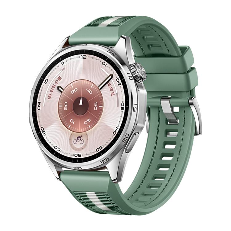 Cinturino per orologio ibrido in nylon intrecciato e silicone, For Huawei Watch GT 6 46mm