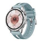 Cinturino per orologio ibrido in nylon intrecciato e silicone, For Huawei Watch GT 6 46mm