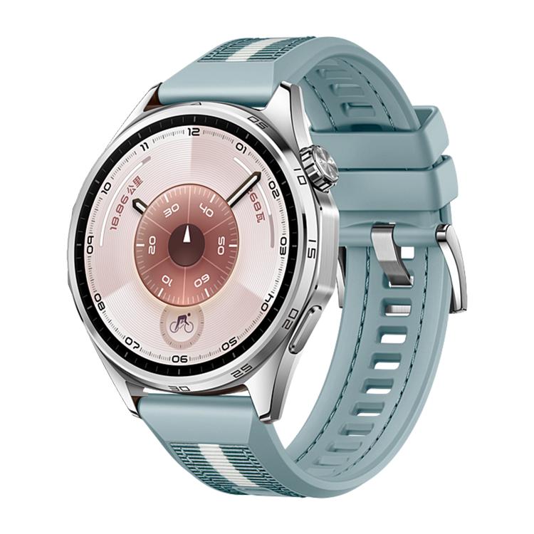 Cinturino per orologio ibrido in nylon intrecciato e silicone, For Huawei Watch GT 6 46mm