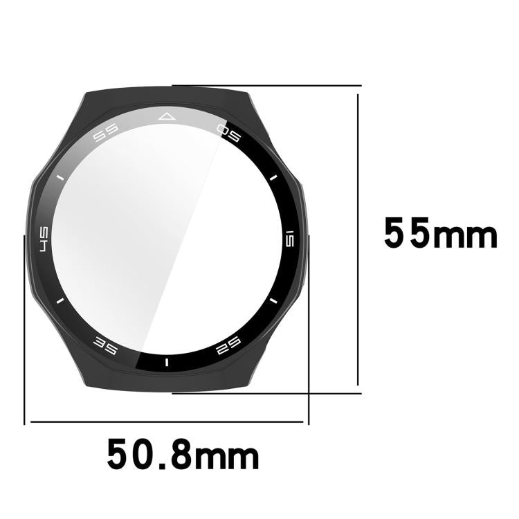 Pellicola in vetro temperato integrata, scala PC integrata, cover protettiva per orologio, For Huawei Watch GT 6 Pro