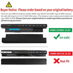 Batteria per Dell Inspiron 15 Serie 3000 3542 3543 3521 17 3721 3737 15R 5537 5521 17R 5737, XCMRD 14.8V