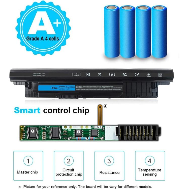 Batteria per Dell Inspiron 15 Serie 3000 3542 3543 3521 17 3721 3737 15R 5537 5521 17R 5737, XCMRD 14.8V