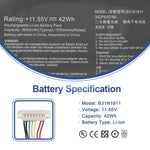 Batteria per laptop ASUS V4050F ADO14FQC/14EQ/EA, B31N1911