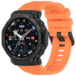 Cinturino sportivo in silicone con fibbia a sgancio rapido., For Amazfit T-Rex 3 Pro 48mm