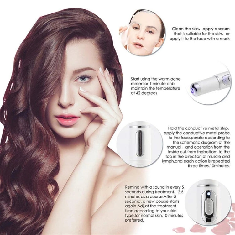 Penna laser K-SKIN KD-7910 per terapia acne e rughe