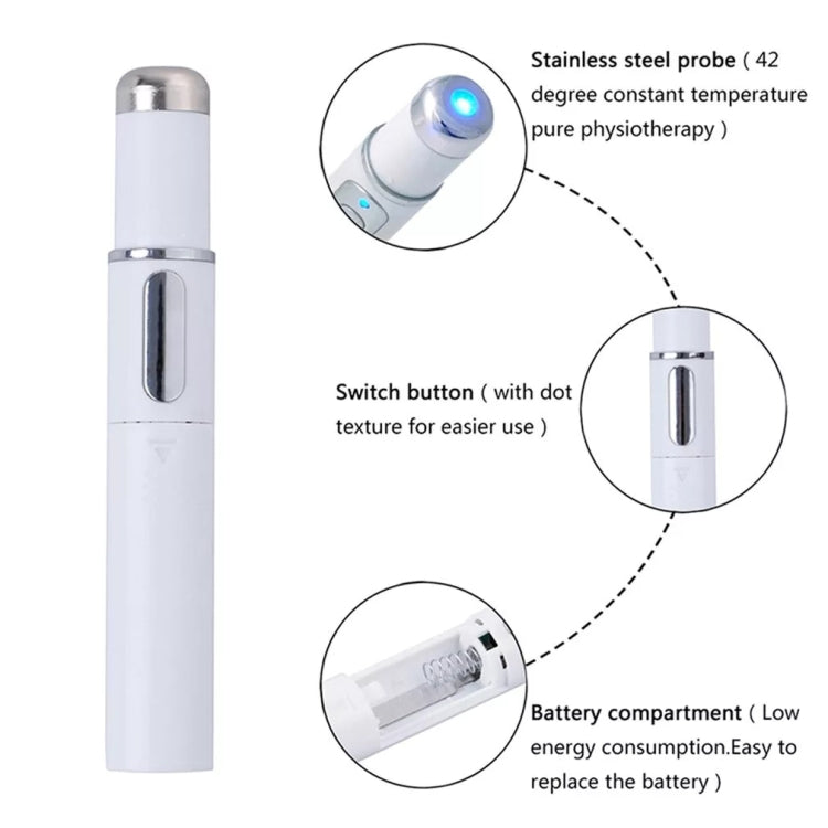 Penna laser K-SKIN KD-7910 per terapia acne e rughe