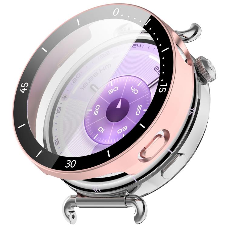 Cover per orologio in PC con pellicola in vetro temperato a squame integrata., For Huawei Watch GT 6 46mm, For Huawei Watch GT 6 41mm