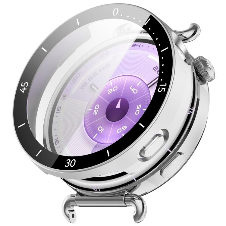 Cover per orologio in PC con pellicola in vetro temperato a squame integrata., For Huawei Watch GT 6 46mm, For Huawei Watch GT 6 41mm