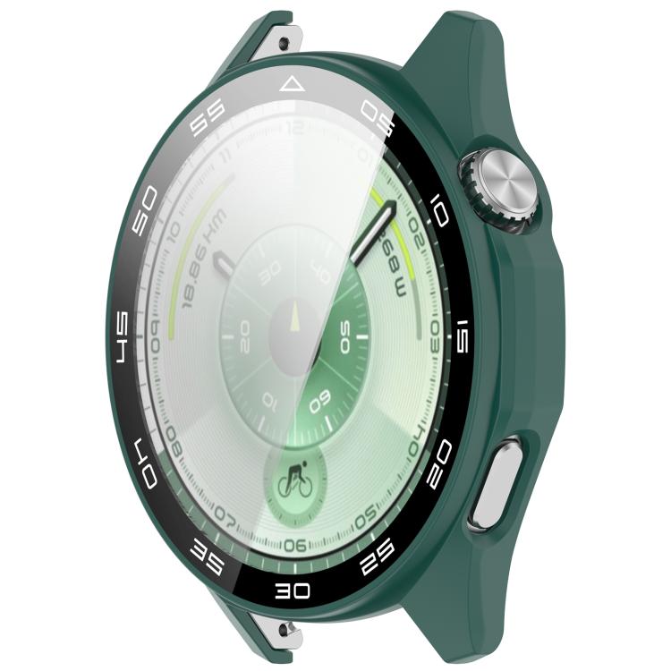 Cover per orologio in PC con pellicola in vetro temperato a squame integrata., For Huawei Watch GT 6 46mm, For Huawei Watch GT 6 41mm