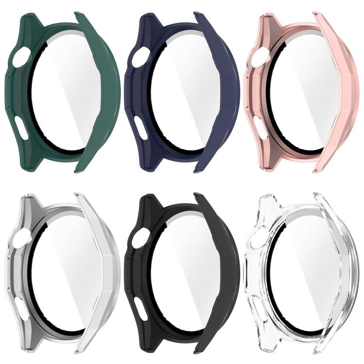 Cover per orologio in PC con pellicola in vetro temperato a squame integrata., For Huawei Watch GT 6 46mm, For Huawei Watch GT 6 41mm