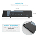 Batteria per laptop Dell Inspiron 5370 13-7370 7380 7373 P87G F62G0, F62G0