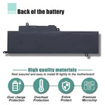 Batteria per laptop Dell Inspiron 11 serie 3000 3147 3148 3153, GK5KY 11.1V 43Wh