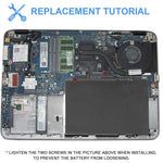 Batteria SN03XL ST03XL per HP EliteBook 820 G3 G4 725 G3 G4 HSTNN-DB6V, SN03XL 11.4V 44Wh