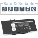 Batteria per laptop Dell Latitude 5401 5410 5411 5501 5510 5511 Precision 3541 3551, 3HWPP 15.2V 68Wh