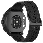 Cinturino per orologio in silicone traspirante con trama twill, For Suunto Race 2